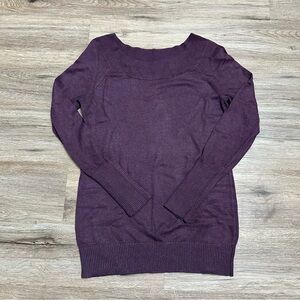 LOFT Purple Pullover Sweater